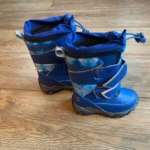 Lands' End Toddler Blue Snow Boots
